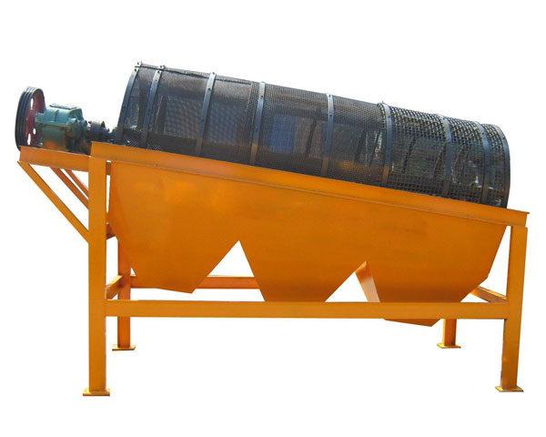 Drum sand screening machine